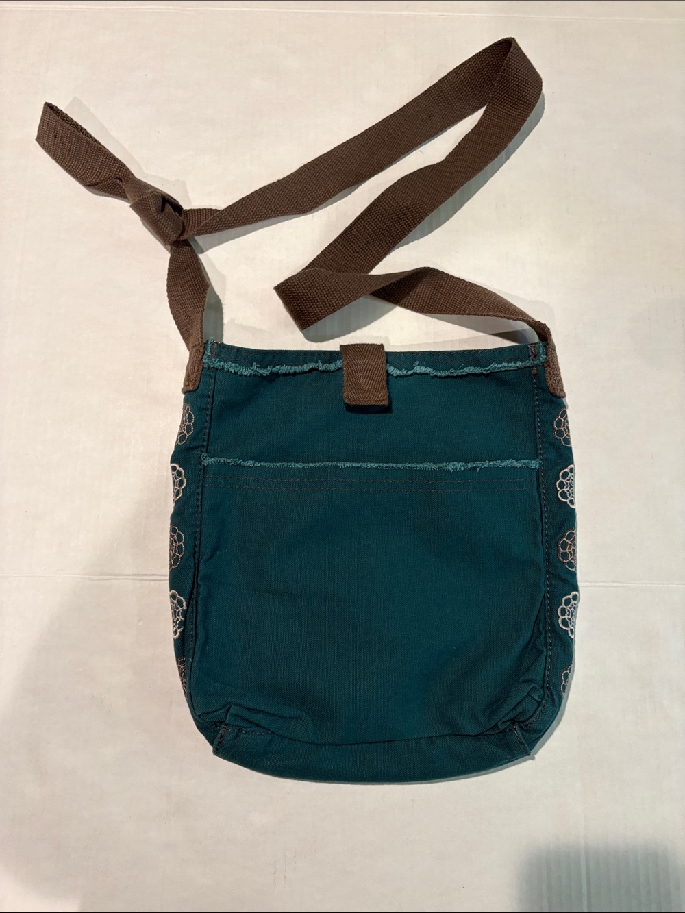 Thirty one Women’s Teal Crossbody Bag with Brown Strap